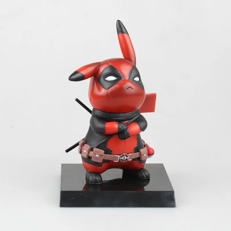 15cm action figure Funny Pikachu Cosplay X-men Marvel Deadpool PVC model toys for Animation collection and kid game gift
15cm action figure Funny Pikachu Cosplay X-men Marvel Deadpool PVC model toys for Animation collection and kid game gift