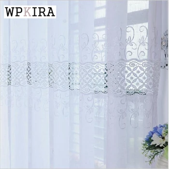 Luxury Embroidered Floral White Sheer Curtains for Living Room Window Bedroom Tulle Cortinas High Quality Fabric Drapes ZH037&20
Luxury Embroidered Floral White Sheer Curtains for Living Room Window Bedroom Tulle Cortinas High Quality Fabric Drapes ZH037&20