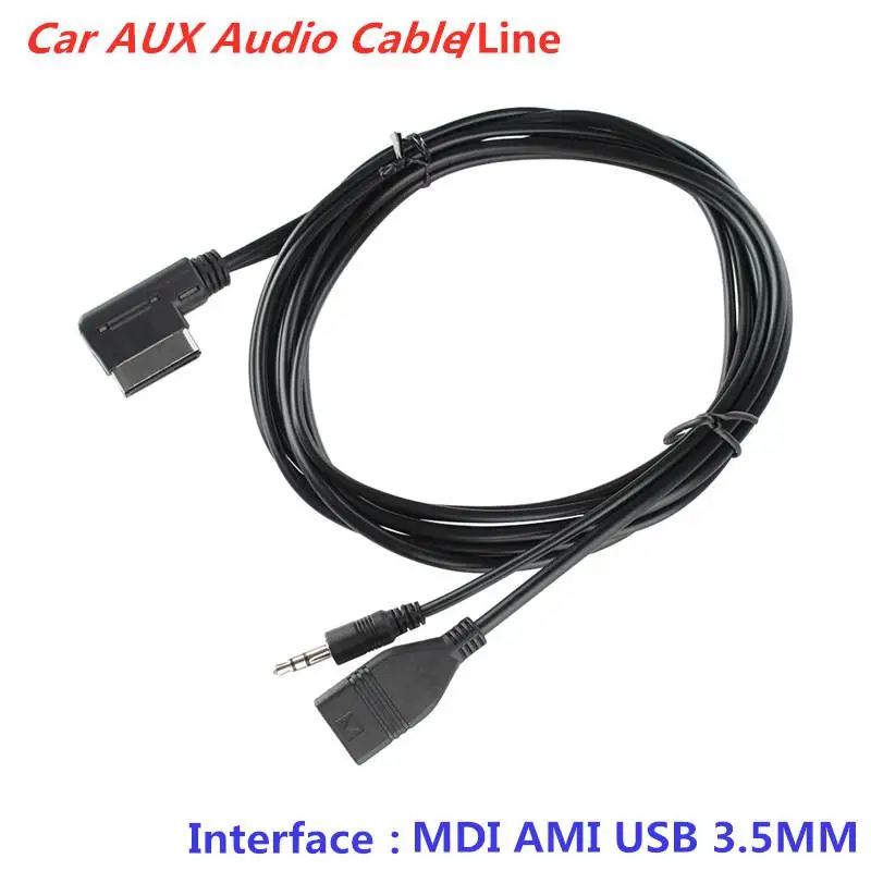 Kuulee AUX Audio Cable MDI AMI Interface USB+3.5MM Audio Charger Music Line For AUDI A6L/A8/A5/Q5/Q7/A1/R8
Kuulee AUX Audio Cable MDI AMI Interface USB+3.5MM Audio Charger Music Line For AUDI A6L/A8/A5/Q5/Q7/A1/R8