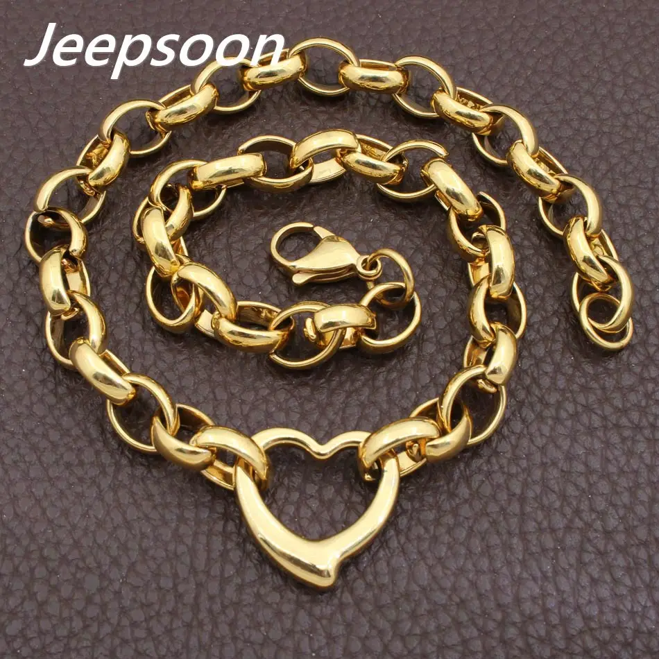 Hot Sales Fashion Stainless Steel Jewelry Joyas Heart Necklace Chain High Quality Jeepsoon NGEGAOBG
Hot Sales Fashion Stainless Steel Jewelry Joyas Heart Necklace Chain High Quality Jeepsoon NGEGAOBG