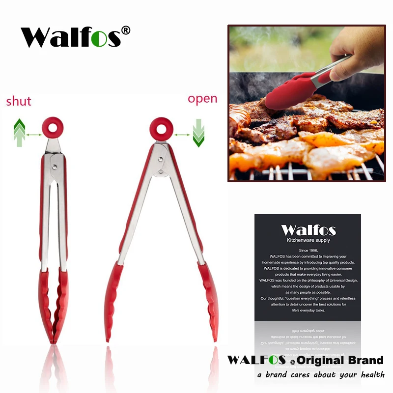 Size S/L Stainless Steel and Silicone food Tongs for cooking Kitchen Tongs Kitchen Tools BBQ Clip Salad
Size S/L Stainless Steel and Silicone food Tongs for cooking Kitchen Tongs Kitchen Tools BBQ Clip Salad