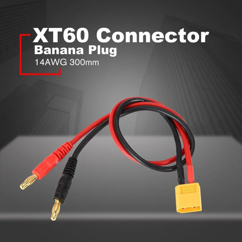 14AWG Male Banana Connector To XT60 Plug Male Wire Adapter Cable Converter Remote Control for RC Lipo Battery Accessories
14AWG Male Banana Connector To XT60 Plug Male Wire Adapter Cable Converter Remote Control for RC Lipo Battery Accessories