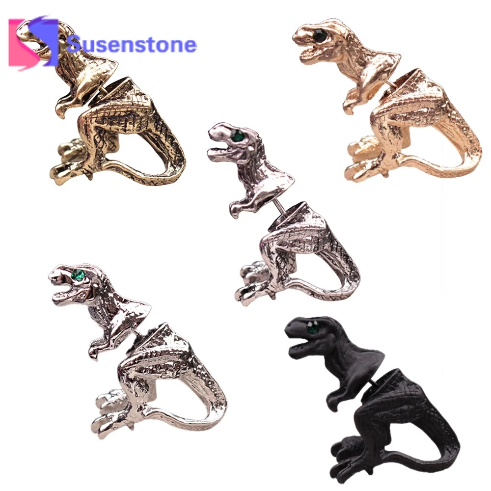 1 pcs Fashion Dinosaur Earrings Black Enamel Stud Earrings For Women Fashion Animal Piercing Ear Jewelry Drop Shipping 5 Colors
1 pcs Fashion Dinosaur Earrings Black Enamel Stud Earrings For Women Fashion Animal Piercing Ear Jewelry Drop Shipping 5 Colors