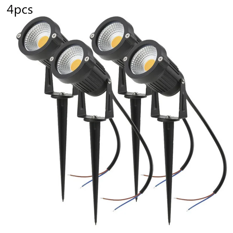 4pcs 5W LED Floodlight COB Lawn Lights 3leds Waterproof Decorative Red/Blue/Green/Warm/Cool White Color 85-265V / 12V Outdoor
4pcs 5W LED Floodlight COB Lawn Lights 3leds Waterproof Decorative Red/Blue/Green/Warm/Cool White Color 85-265V / 12V Outdoor