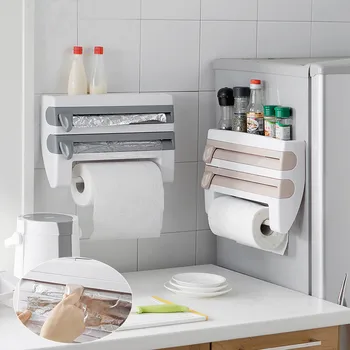 Kitchen Paper Holder Hanger Tissue Roll Towel Season Plastic Wrap Rack Bathroom Door Wall Hanging Cosmetic Storage Holder Rack
Kitchen Paper Holder Hanger Tissue Roll Towel Season Plastic Wrap Rack Bathroom Door Wall Hanging Cosmetic Storage Holder Rack