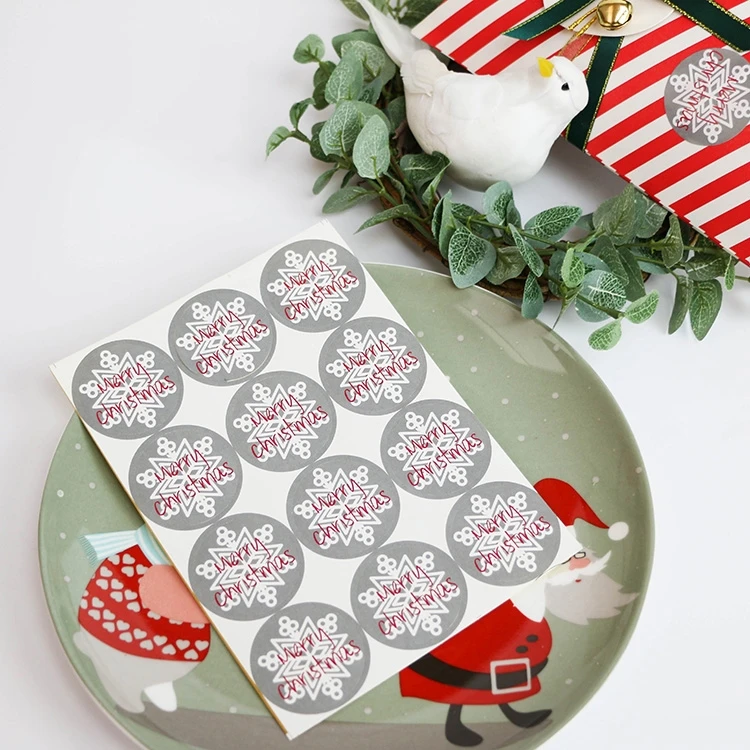 150Pcs 10Sheets Christmas Snowflake Round Handmade Sealing Label Kraft Sticker Cake Baking DIY Paper Gift Box Stickers M1129
150Pcs 10Sheets Christmas Snowflake Round Handmade Sealing Label Kraft Sticker Cake Baking DIY Paper Gift Box Stickers M1129