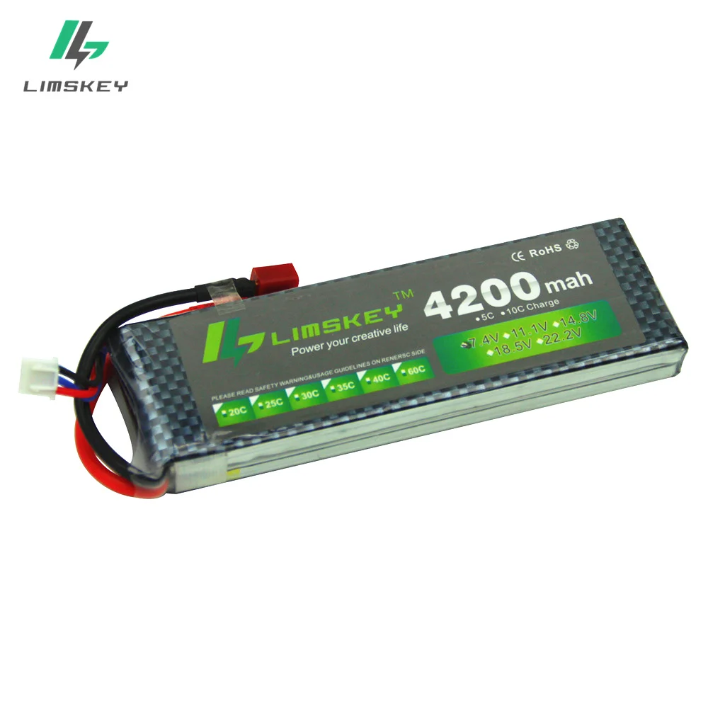 Limskey POWER 7.4V 4200mAh 25C 2S LiPo Battery With T/XT60 Plug for RC Car Airplane Helicopter 7.4 V 4200 mah 2S Lipo Battery
Limskey POWER 7.4V 4200mAh 25C 2S LiPo Battery With T/XT60 Plug for RC Car Airplane Helicopter 7.4 V 4200 mah 2S Lipo Battery