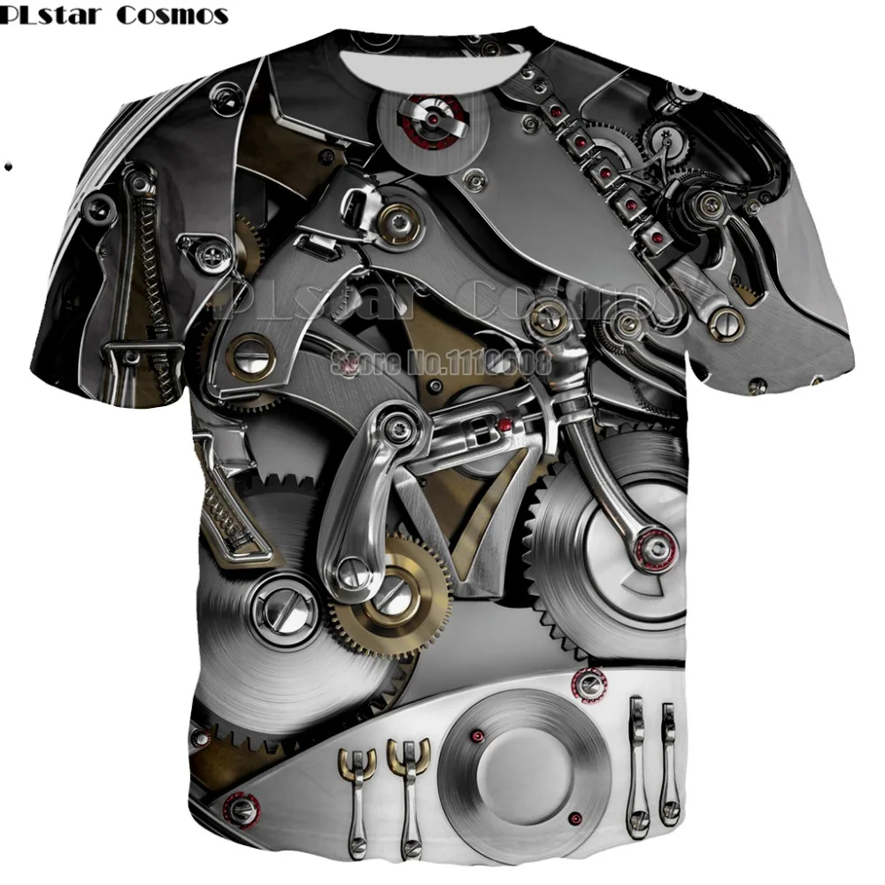 Newest T-shirt Punk Clothing cool Clothes Mechanical T shirt Tops women men Tees Funny 3d t-shirt unisex Tee Print large size
Newest T-shirt Punk Clothing cool Clothes Mechanical T shirt Tops women men Tees Funny 3d t-shirt unisex Tee Print large size