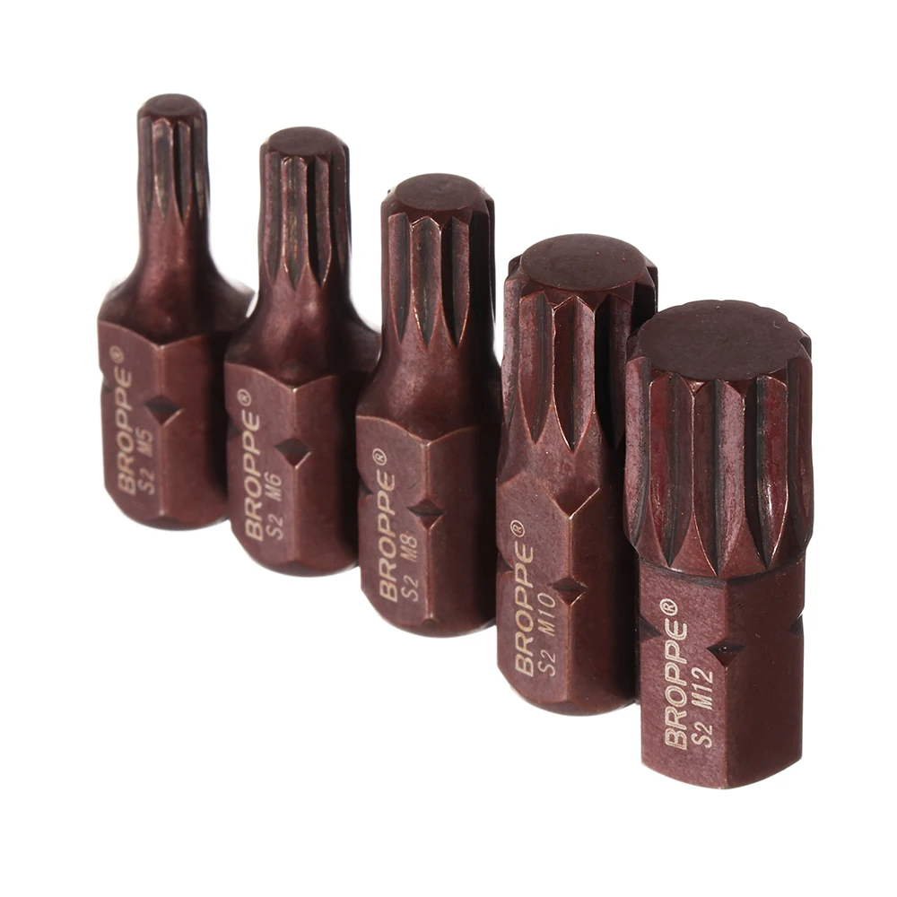 Broppe 5pcs M5-M12 30mm Star Screwdriver Bit 10mm Hex Shank for Impact Screwdriver M5/M6/M8/M10/M12
Broppe 5pcs M5-M12 30mm Star Screwdriver Bit 10mm Hex Shank for Impact Screwdriver M5/M6/M8/M10/M12