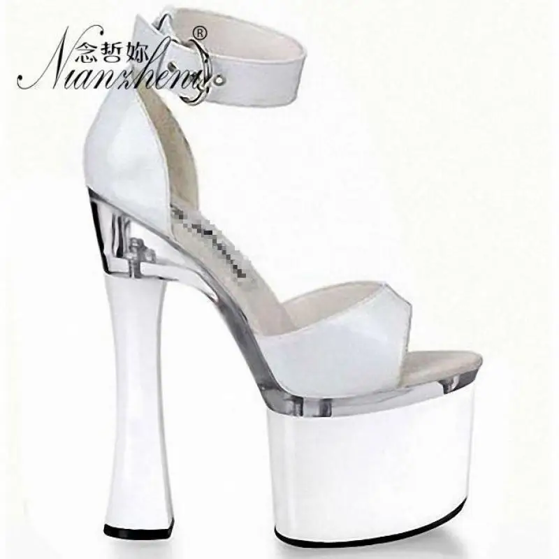18cm Woman Summer Platform Spool Wedding Sandals Pole Dance Dress Model Gladiator Shoes Buckle 8 Inch Sexy Nightclub High Heels
18cm Woman Summer Platform Spool Wedding Sandals Pole Dance Dress Model Gladiator Shoes Buckle 8 Inch Sexy Nightclub High Heels
