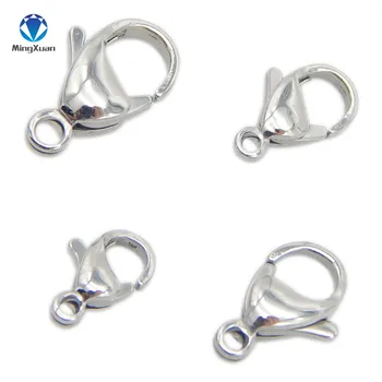 20pcs Stainless Steel Hole 9-15mm Lobster Clasps & Hooks Steel Color Connectors for DIY Jewelry Findings Materials DIY
20pcs Stainless Steel Hole 9-15mm Lobster Clasps & Hooks Steel Color Connectors for DIY Jewelry Findings Materials DIY
