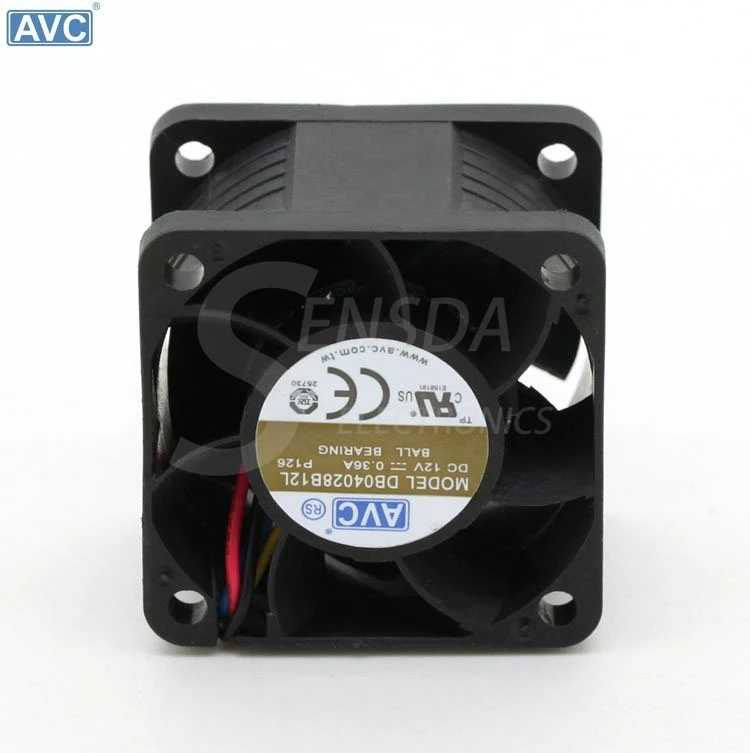 AVC DB04028B12L -FAR DC 12V 0.36A 40mm case Server cpu computer cooling fans cooler radiator 40x40x28mm
AVC DB04028B12L -FAR DC 12V 0.36A 40mm case Server cpu computer cooling fans cooler radiator 40x40x28mm