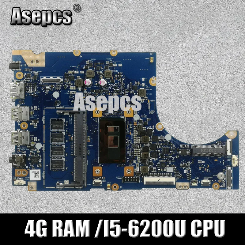 TP300UA материнская плата для ноутбука For Asus Q302U Q302UA TP300U TP300 тест оригинальная 4G RAM/I5-6200