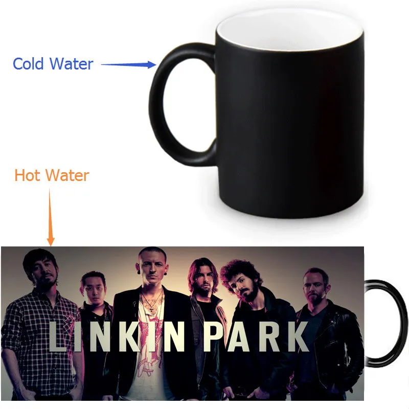 Linkin Park 350ml/12oz Heat Reveal Mug Color Change Coffee Cup Sensitive Morphing Mugs Magic Mug Milk Tea Cups
Linkin Park 350ml/12oz Heat Reveal Mug Color Change Coffee Cup Sensitive Morphing Mugs Magic Mug Milk Tea Cups