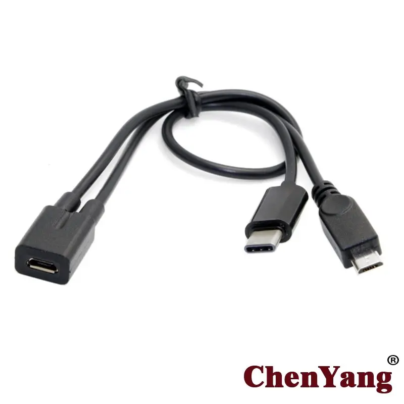 10pcs/lot Cable Micro USB Female to USB-C Type C USB 3.1 & Micro USB Male Splitter Extension Charge Cable
10pcs/lot Cable Micro USB Female to USB-C Type C USB 3.1 & Micro USB Male Splitter Extension Charge Cable