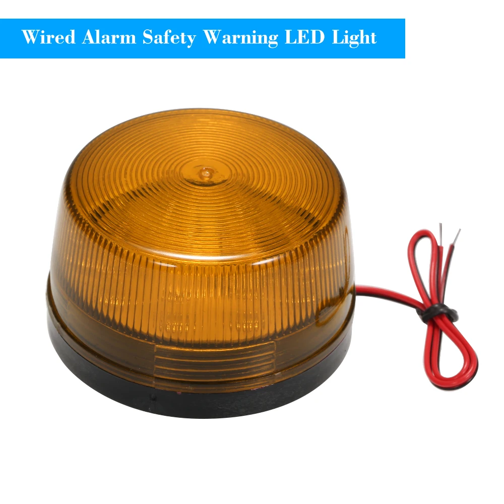 Safety Warning LED Light Wired Alarm Strobe Signal Flashing Waterproof 12V 120mA Safely Security for Alarm System
Safety Warning LED Light Wired Alarm Strobe Signal Flashing Waterproof 12V 120mA Safely Security for Alarm System
