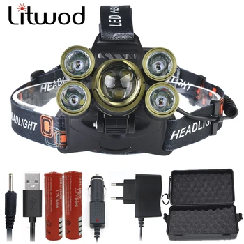 Litwod z20 XM-L T6 LED Zoom lens Headlamp Head Lamp lighting Light flashlight Torch Lantern Rechargeable Headlight for Fishing
Litwod z20 XM-L T6 LED Zoom lens Headlamp Head Lamp lighting Light flashlight Torch Lantern Rechargeable Headlight for Fishing