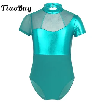 TiaoBug Kids Teens Cutout Back Ballet Leotard Girls Mesh Patchwork Gymnastics Leotards Child Shiny Metallic Stage Dance Costume
TiaoBug Kids Teens Cutout Back Ballet Leotard Girls Mesh Patchwork Gymnastics Leotards Child Shiny Metallic Stage Dance Costume