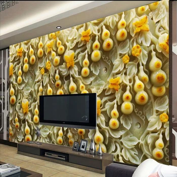 3d papel parede Bowlder Jade Calabash Photo Mural 3d Stereo Wallpaper mural 3d wall Murals for Living Room Wall paper
3d papel parede Bowlder Jade Calabash Photo Mural 3d Stereo Wallpaper mural 3d wall Murals for Living Room Wall paper