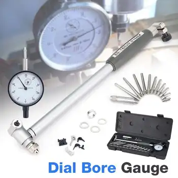 Indicator Cylinder Bore Gauge Dial Measuring Micrometer Metric 50mm-160mm 0.01mm with Box
Indicator Cylinder Bore Gauge Dial Measuring Micrometer Metric 50mm-160mm 0.01mm with Box