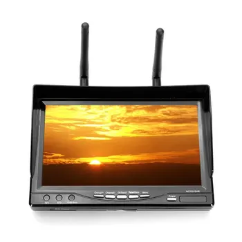 

RC732 DVR AIO 7in 800*480 HD LCD FPV Monitor Built-in Battery and 32CH 5.8Ghz Wireless Diversity Receiver for DJI Phantom Boscam