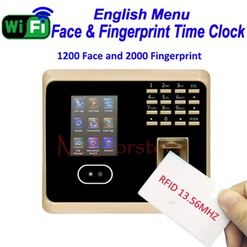 1200 Face ZK Wifi Face Time Attendance Employee RFID 13.56mhz IC Card Time Record System Tcp/ip Face and Fingerprint Time Clock
1200 Face ZK Wifi Face Time Attendance Employee RFID 13.56mhz IC Card Time Record System Tcp/ip Face and Fingerprint Time Clock