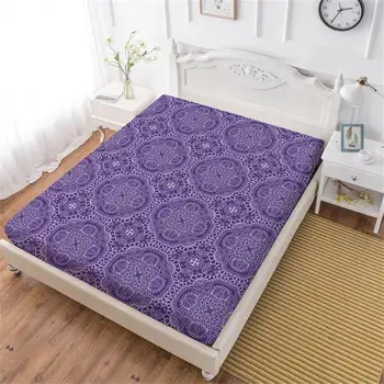 Blue Green Purple Bed Sheet Bohemia Flowers Plant Print Fitted Sheet King Queen Mattress Cover Soft Bedclothes Home Textile D30
Blue Green Purple Bed Sheet Bohemia Flowers Plant Print Fitted Sheet King Queen Mattress Cover Soft Bedclothes Home Textile D30