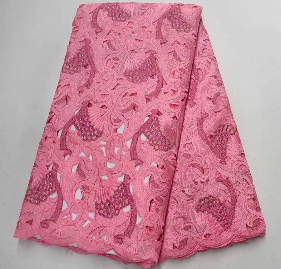 New African Dry Lace Fabric Swiss Voile Lace With Stone High Quality Pink Embroidered 100% Swiss cotton For Women dress
New African Dry Lace Fabric Swiss Voile Lace With Stone High Quality Pink Embroidered 100% Swiss cotton For Women dress