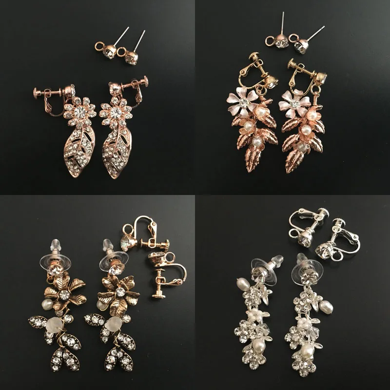 SLBRIDAL Handmade Rose Gold Rhinestones Crystals Pearls Bridal Wedding Chandelier Earring Dangle Wedding Earring Women Jewelry
SLBRIDAL Handmade Rose Gold Rhinestones Crystals Pearls Bridal Wedding Chandelier Earring Dangle Wedding Earring Women Jewelry