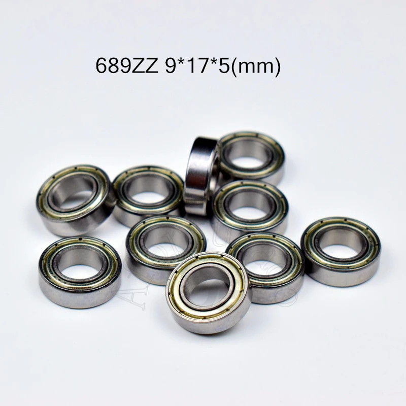 Bearing 10pcs 689ZZ 9*17*5(mm) free shipping chrome steel Metal Sealed High speed Mechanical equipment parts
Bearing 10pcs 689ZZ 9*17*5(mm) free shipping chrome steel Metal Sealed High speed Mechanical equipment parts