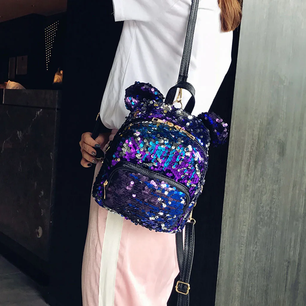 Backpack Fashion Lady cartoon Sequins School Backpack Travel Satchel Girls Student Panelled Zipper Backpack Mochila HW
Backpack Fashion Lady cartoon Sequins School Backpack Travel Satchel Girls Student Panelled Zipper Backpack Mochila HW