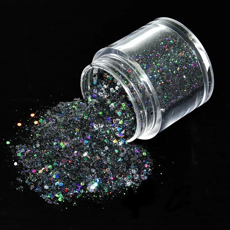 1Box 10ml Black Mixed Sequins Nail Glitter Powder Super Shiny Hexagon Shape Powder Nail Decoration
1Box 10ml Black Mixed Sequins Nail Glitter Powder Super Shiny Hexagon Shape Powder Nail Decoration