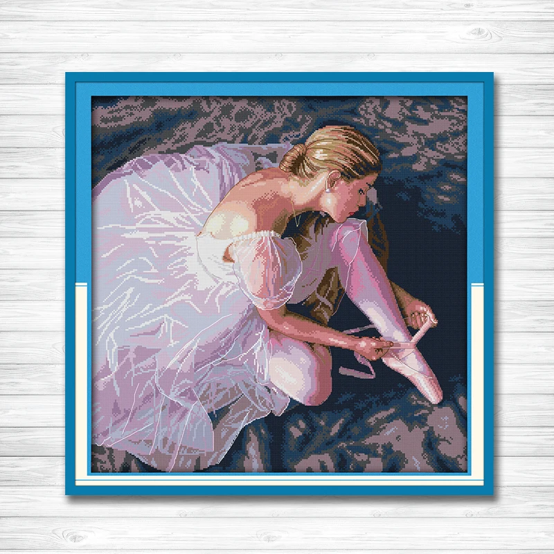 Ballerina girl beauty dance painting counted print on canvas 14CT 11CT unfinished DMC Cross Stitch kit Needlework Set Embroidery
Ballerina girl beauty dance painting counted print on canvas 14CT 11CT unfinished DMC Cross Stitch kit Needlework Set Embroidery
