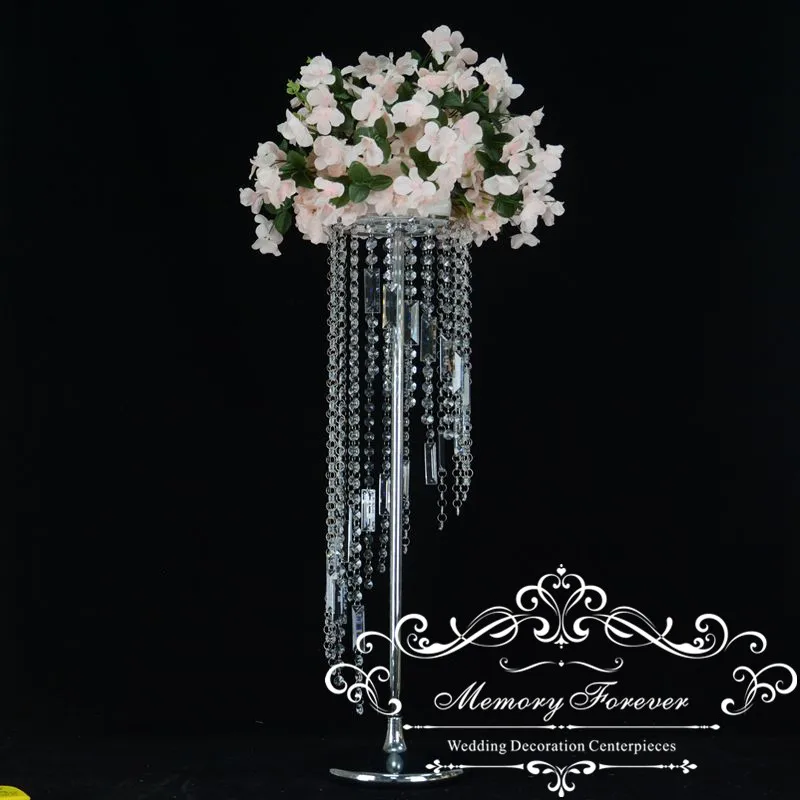 10pcs New Tall Wedding Flower Stand With Acrylic Pendants Crystal lead road floral arrangements Wedding centrepiece
10pcs New Tall Wedding Flower Stand With Acrylic Pendants Crystal lead road floral arrangements Wedding centrepiece