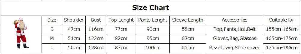 Cosplay&ware 10 Pcsset Deluxe Christmas Santa Claus Costume Cosplay Fancy Costumes Party Red Suit Coat Pants Beard Belt Hat Set 13 Cosplay&ware 10 Pcsset Deluxe Christmas Santa Claus Costume Cosplay Fancy Costumes Party Red Suit Coat Pants Beard Belt Hat Set -Cosplayware Store