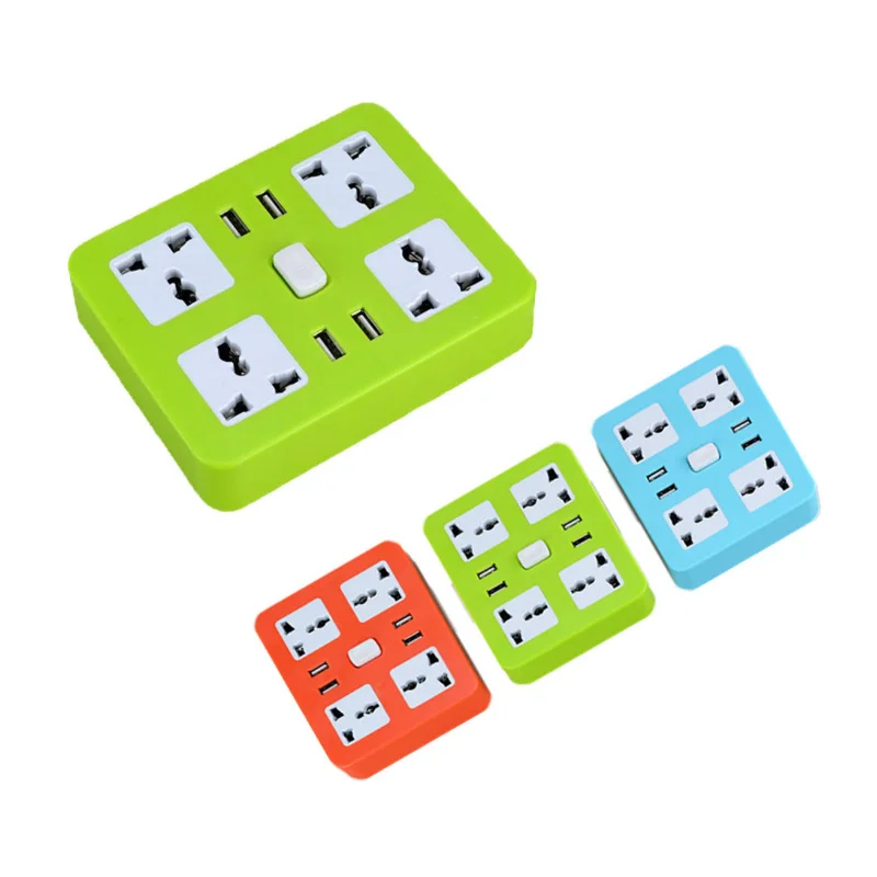 Smart USB Power Strip Socket EU/UK/US Plug 4 Outlet 4 Port USB Charger - 2M Power Cord For Phone Tablet PC
Smart USB Power Strip Socket EU/UK/US Plug 4 Outlet 4 Port USB Charger - 2M Power Cord For Phone Tablet PC