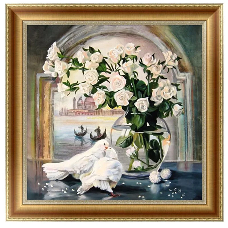 DIY 5D Diamonds Embroidery Flower Bird Round Diamond Painting Cross Stitch Kits Diamond Home decor 30*30cm-W210
DIY 5D Diamonds Embroidery Flower Bird Round Diamond Painting Cross Stitch Kits Diamond Home decor 30*30cm-W210