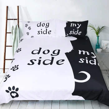 Cat&dogside Home Textile Europe and the European three set bedding printing quilt couple oversized comfortable no bed linen
Cat&dogside Home Textile Europe and the European three set bedding printing quilt couple oversized comfortable no bed linen