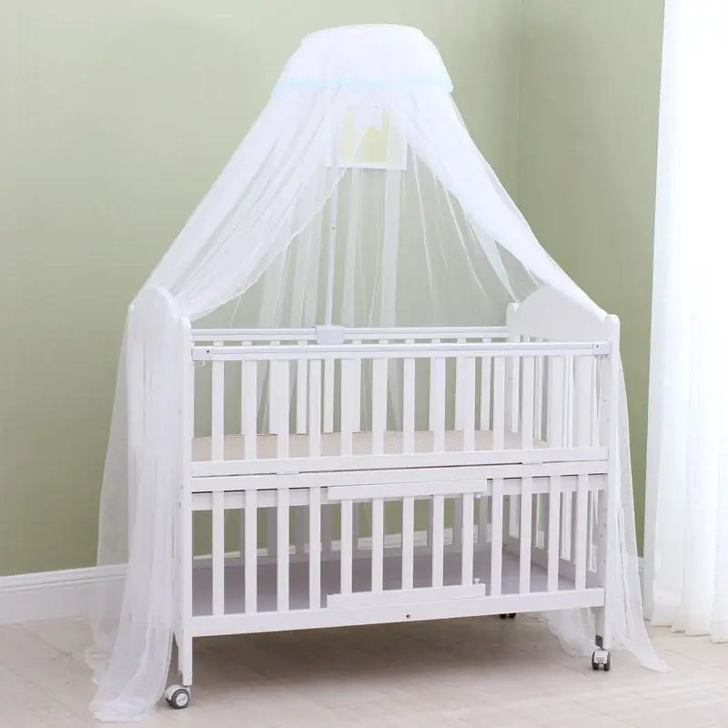 round baby cribs with canopy