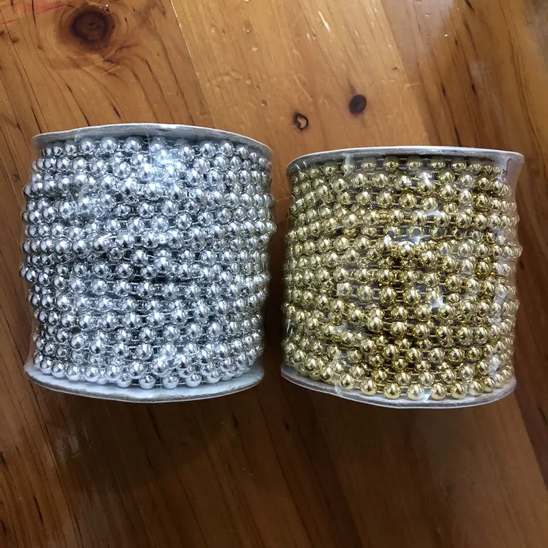 25 Meters/Roll 6mm Half Round Flat Back Plastic Pearl Trim String Trim Chain Sew Golden / Silver VX13
25 Meters/Roll 6mm Half Round Flat Back Plastic Pearl Trim String Trim Chain Sew Golden / Silver VX13