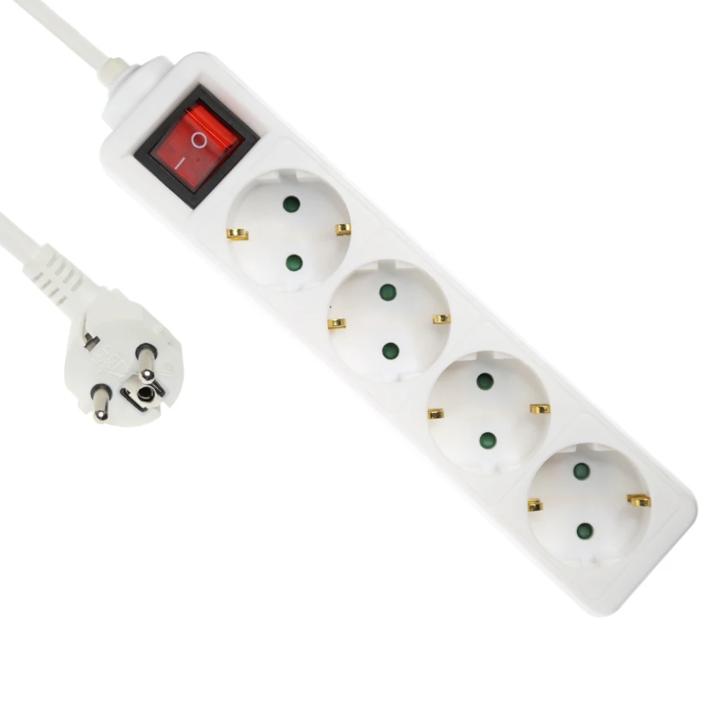Rdxone 16A EU Power Strip Electronic Socket Home Office Surge Protector EU Plug Extension Smart Socket white
Rdxone 16A EU Power Strip Electronic Socket Home Office Surge Protector EU Plug Extension Smart Socket white