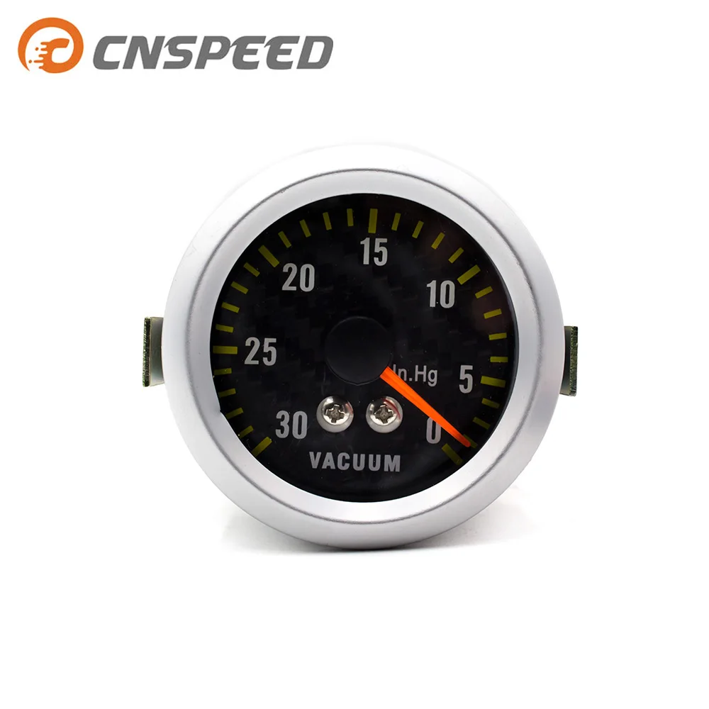 Вакуумный измеритель CNSPEED YC100033 Универсальный углеродного волокна 52 мм ЖК дисплей