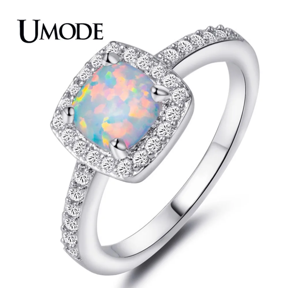 UMODE White Gold Color Ring for Women 2018 New Arrival Square Opal Anel Anillos Mujer Moda Fashion Jewelry Bague Femme AUR0409
UMODE White Gold Color Ring for Women 2018 New Arrival Square Opal Anel Anillos Mujer Moda Fashion Jewelry Bague Femme AUR0409