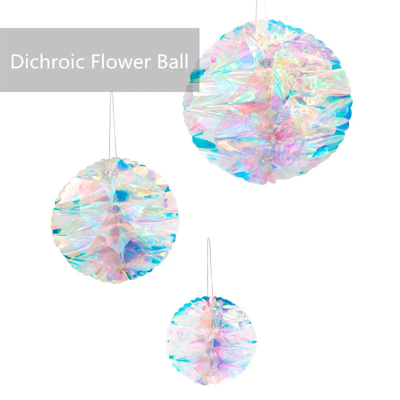 3pcs Rainbow film laser plastic colorful gradient paper flower ball honeycomb party wedding decoration Drop Ornament Iridescent
3pcs Rainbow film laser plastic colorful gradient paper flower ball honeycomb party wedding decoration Drop Ornament Iridescent