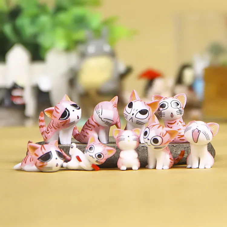9pcs Kawaii Mini Cheese Cats Kitty Cat Statue Resin Cat Figurines Garden Pot Figures Decoration for Home Kids Toys Gift
9pcs Kawaii Mini Cheese Cats Kitty Cat Statue Resin Cat Figurines Garden Pot Figures Decoration for Home Kids Toys Gift
