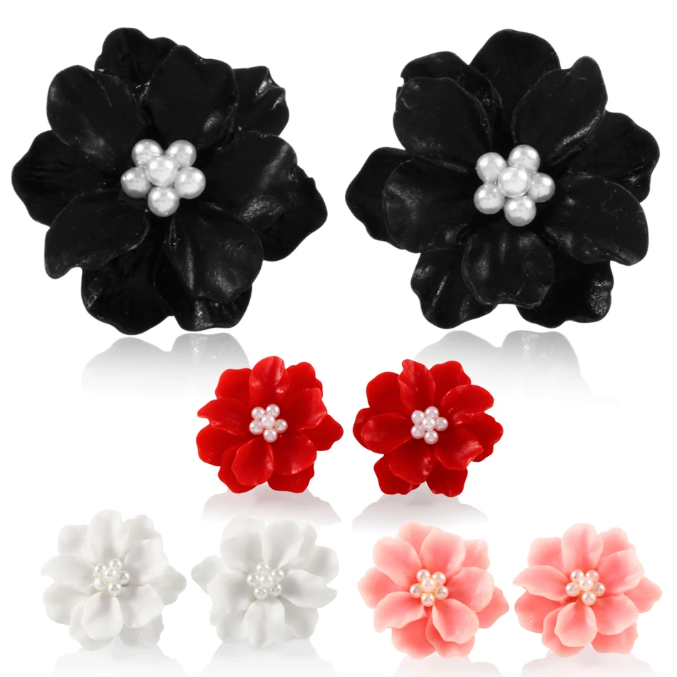 Swanjo 2Pcs/lot Resin Big Whie Pink Red Rose Flower Earringd for Women Ear Stud Piercing Earring Piercings Bijoux Jewelry
Swanjo 2Pcs/lot Resin Big Whie Pink Red Rose Flower Earringd for Women Ear Stud Piercing Earring Piercings Bijoux Jewelry