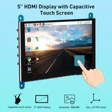 Elecrow 5 inch Touchscreen Portable Monitor HDMI 800 x 480 Capacitive Touch Screen LCD Displays Raspberry Pi 4 Display
Elecrow 5 inch Touchscreen Portable Monitor HDMI 800 x 480 Capacitive Touch Screen LCD Displays Raspberry Pi 4 Display