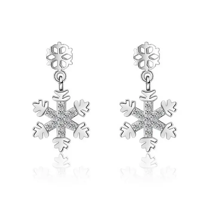 Silver earrings fashion snowflake crystal 925 sterling silver ladies`stud earrings jewelry women gift wholesale promotion
Silver earrings fashion snowflake crystal 925 sterling silver ladies`stud earrings jewelry women gift wholesale promotion