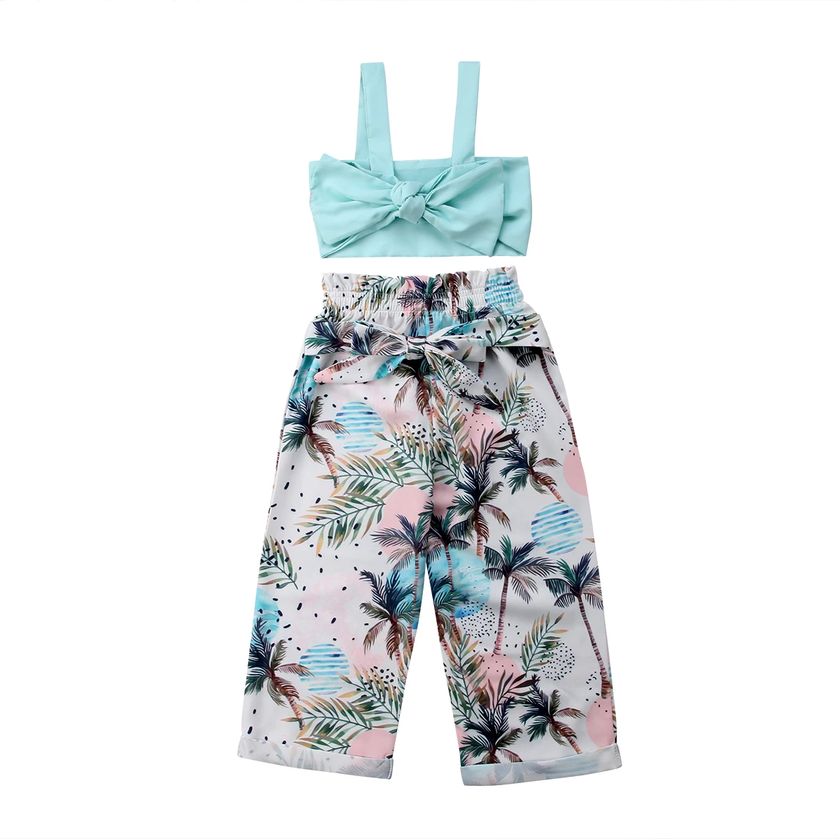 Summer Kids Baby Girls Clothes Sets Strap Bowknot Tops Tree Print Vest Casual Long Pants Cotton Outfits Clothing Girl 1-5T
Summer Kids Baby Girls Clothes Sets Strap Bowknot Tops Tree Print Vest Casual Long Pants Cotton Outfits Clothing Girl 1-5T