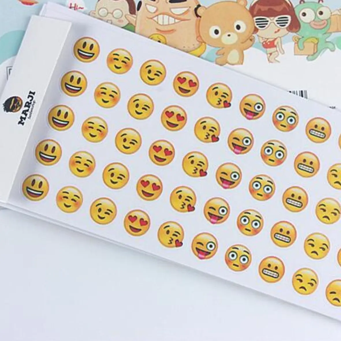3 pieces/12 pieces Cute Emoji Stickers 55 Emoji Stickers Diary Hand Account Smiley Stickers Surprised / funny / sad
3 pieces/12 pieces Cute Emoji Stickers 55 Emoji Stickers Diary Hand Account Smiley Stickers Surprised / funny / sad